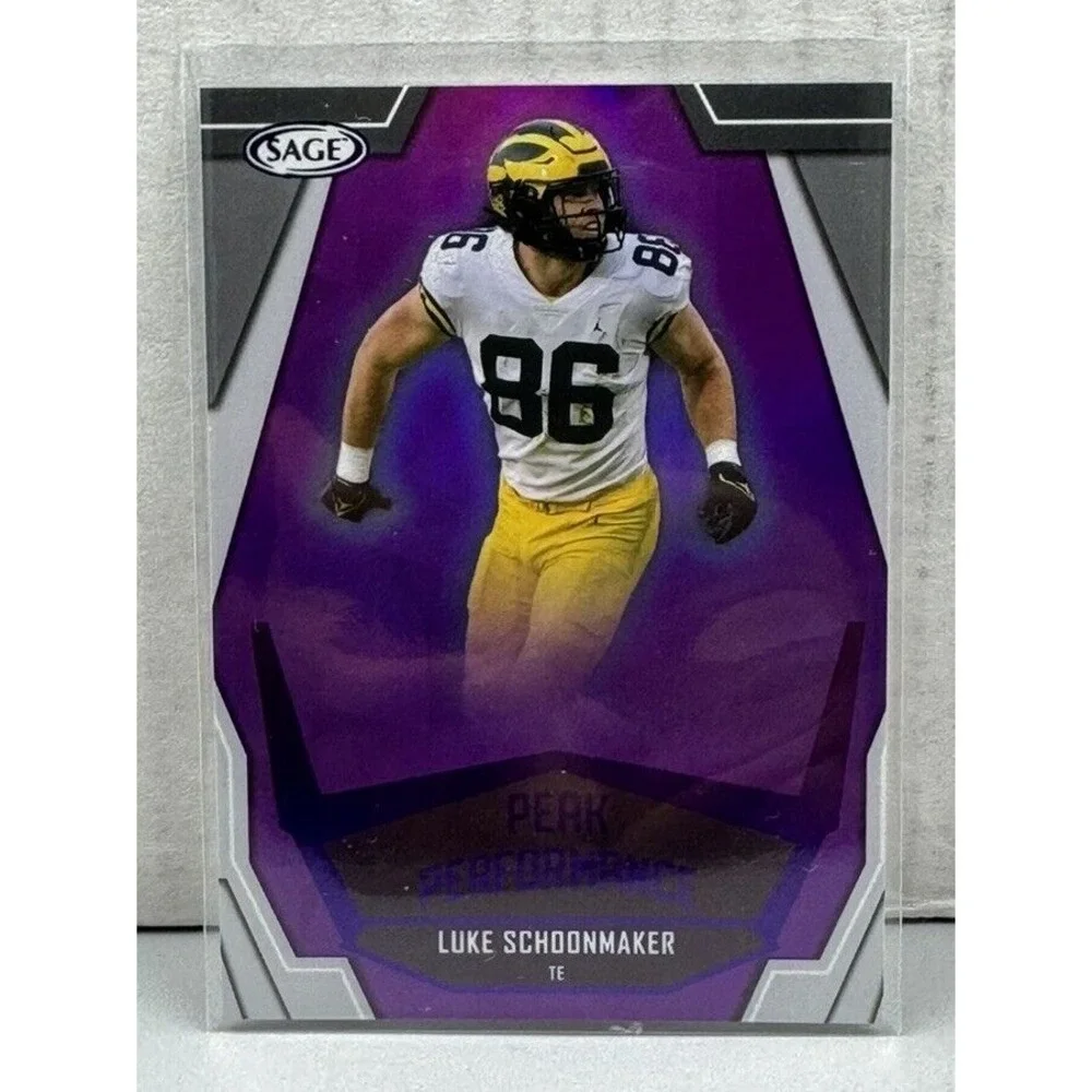 2023 SAGE High Series‎ Peak Performance Luke Schoonmaker #PK-LS Rookie RC Purple